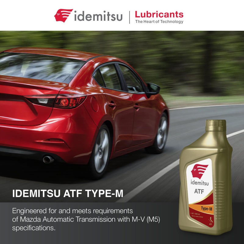 Idemitsu إيديميتسو - 30040092-75000C020 سائل نقل الحركة الأوتوماتيكي من نوع ATF M (M3/M5) لفورد/مازدا - 1 كوارت - Image 2